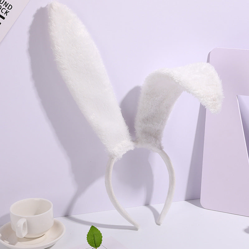 The Couture Bunny Ears: Luxe Plush & Detailed Rabbit Headband - Premium Accessory for Festival & Themed Events Feminé Luxé