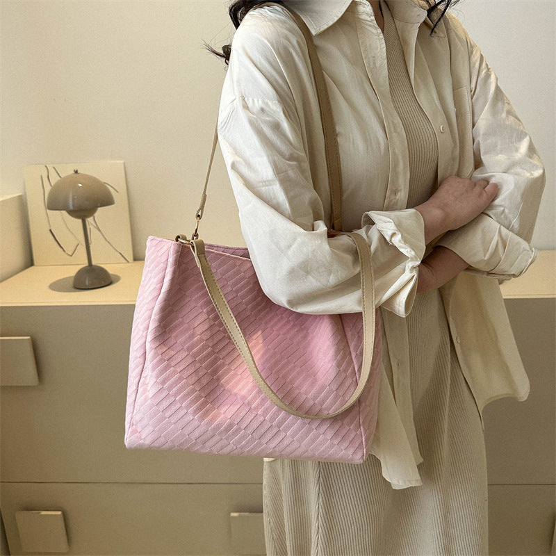 Feminé Luxé Exclusive The 'Cloud' Oversized Quilted Shoulder Bag - Soft-Touch Daily Luxe Tote Feminé Luxé