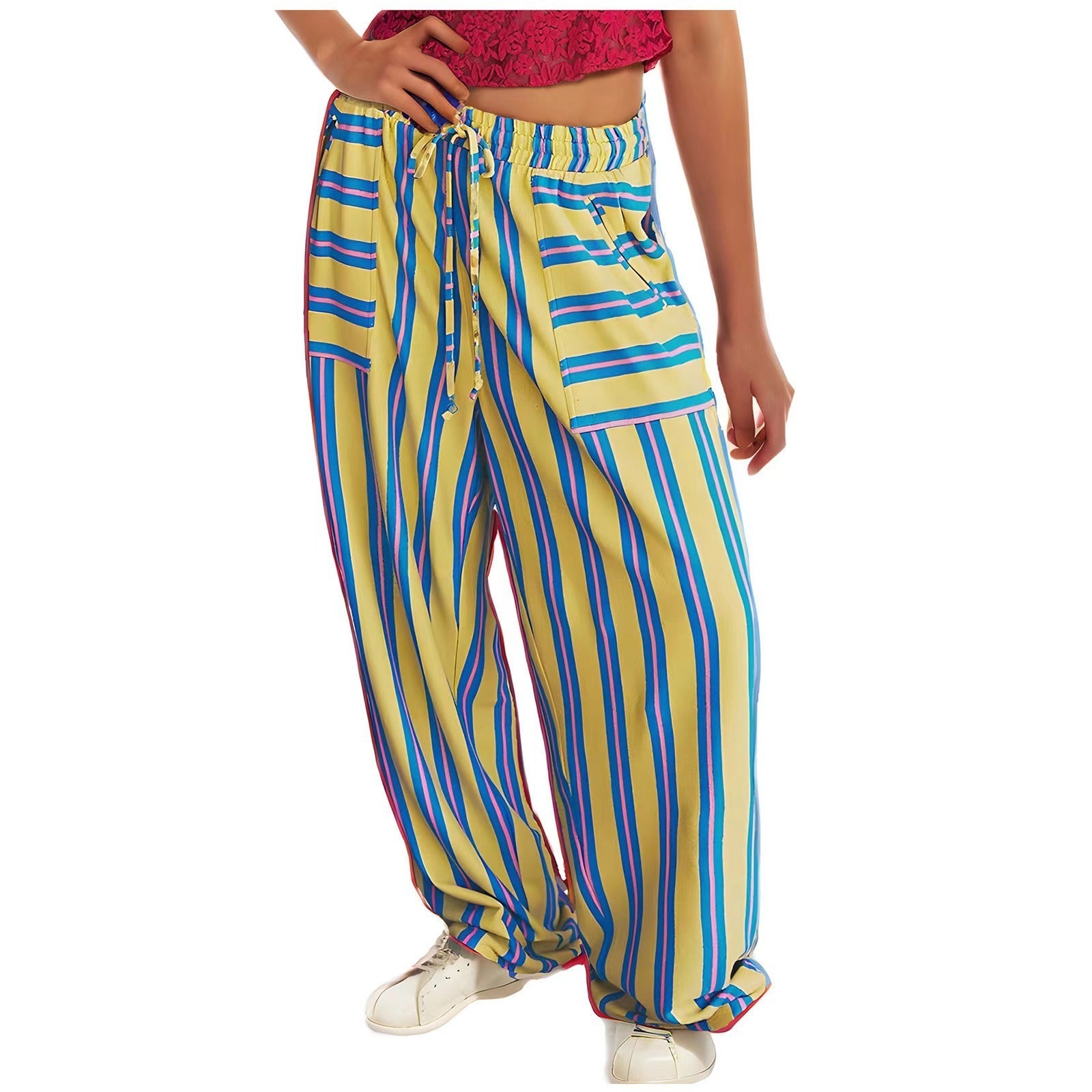 Effortless Luxe High-Waist Wide-Leg Resort Trousers Feminé Luxé