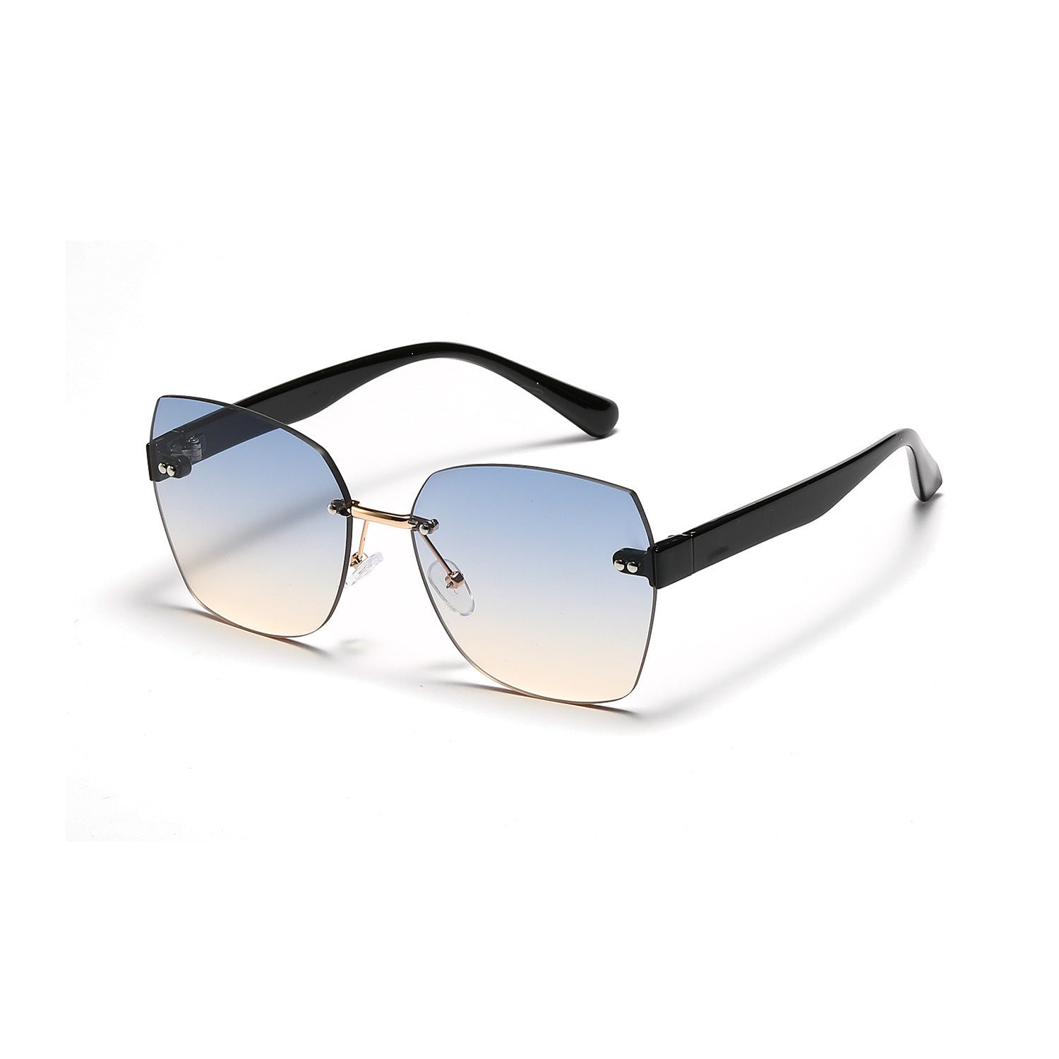 The "Siren" Collection: Classic Cat-Eye Sunglasses with Luxe Metal Accents - UV400 Essential Feminé Luxé