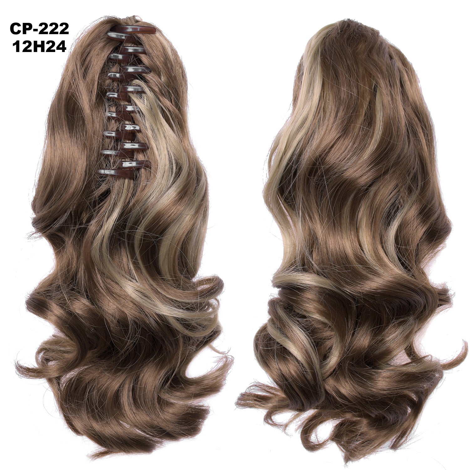 16" Luxe Wave Claw Clip Ponytail – Instant Volume & Natural Bounce Hairpiece Feminé Luxé