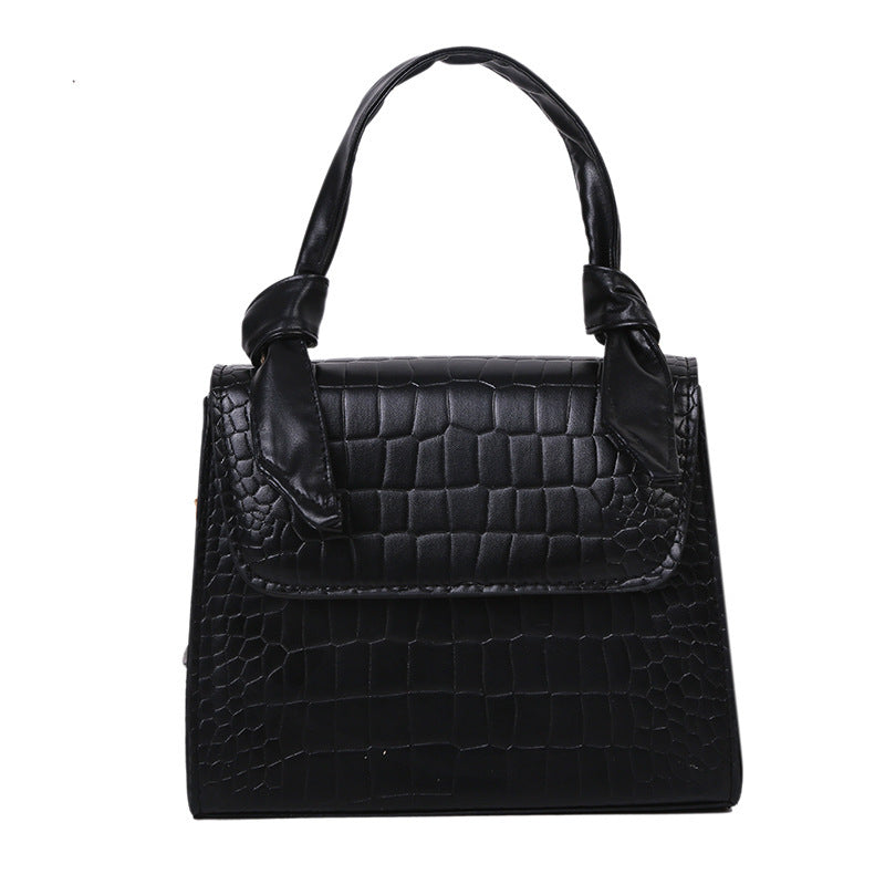 The 'Vogue' Mini Croc-Embossed Shoulder Bag - Retro Luxe Top-Handle Crossbody Feminé Luxé