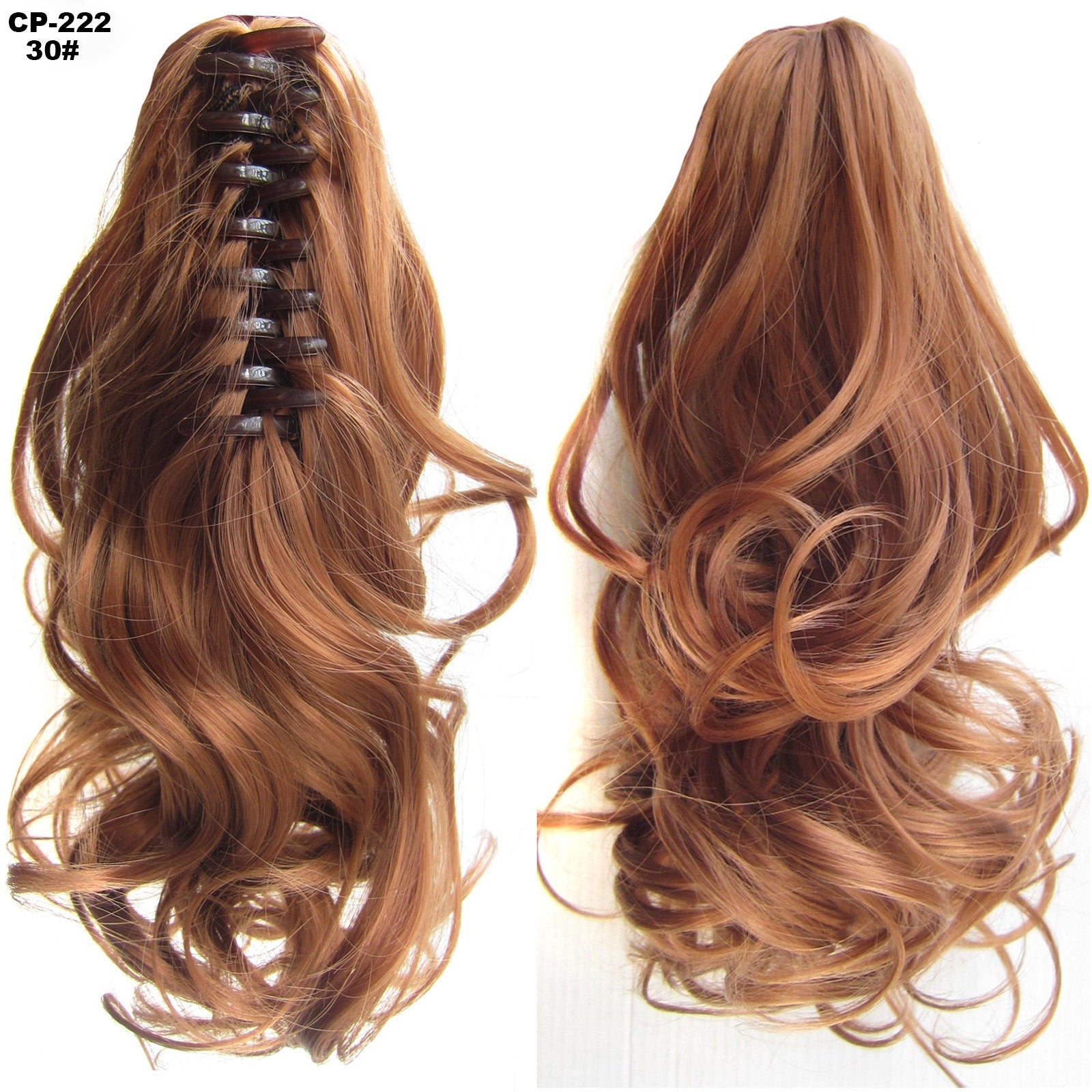 16" Luxe Wave Claw Clip Ponytail – Instant Volume & Natural Bounce Hairpiece Feminé Luxé