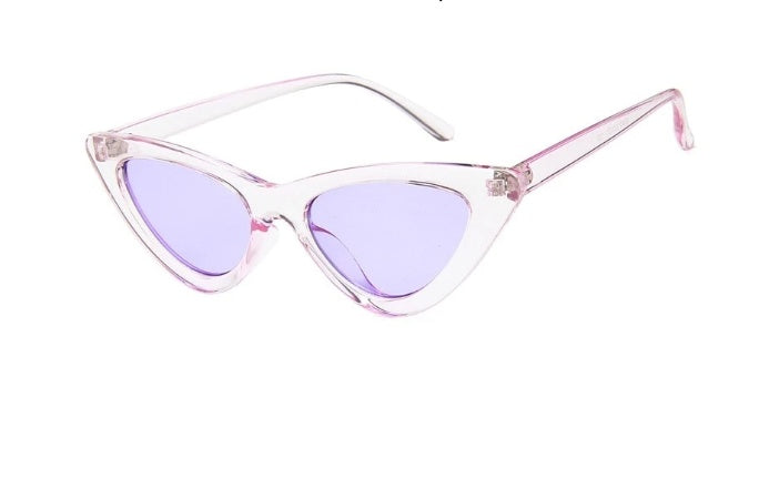 Feminé Luxé Exclusive Vixen '90s Edge: High-Definition Retro Triangle Cat-Eye Sunglasses (UV400 & Anti-Reflective) Feminé Luxé