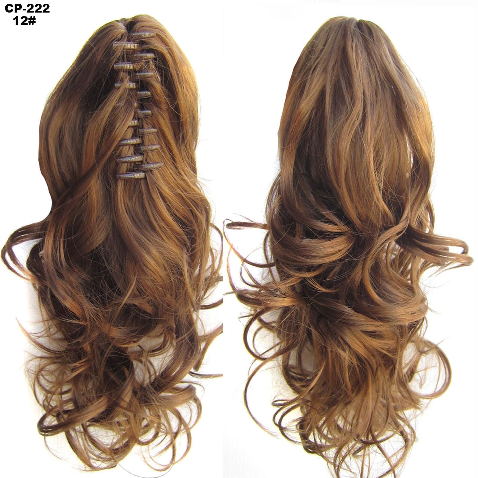 16" Luxe Wave Claw Clip Ponytail – Instant Volume & Natural Bounce Hairpiece Feminé Luxé