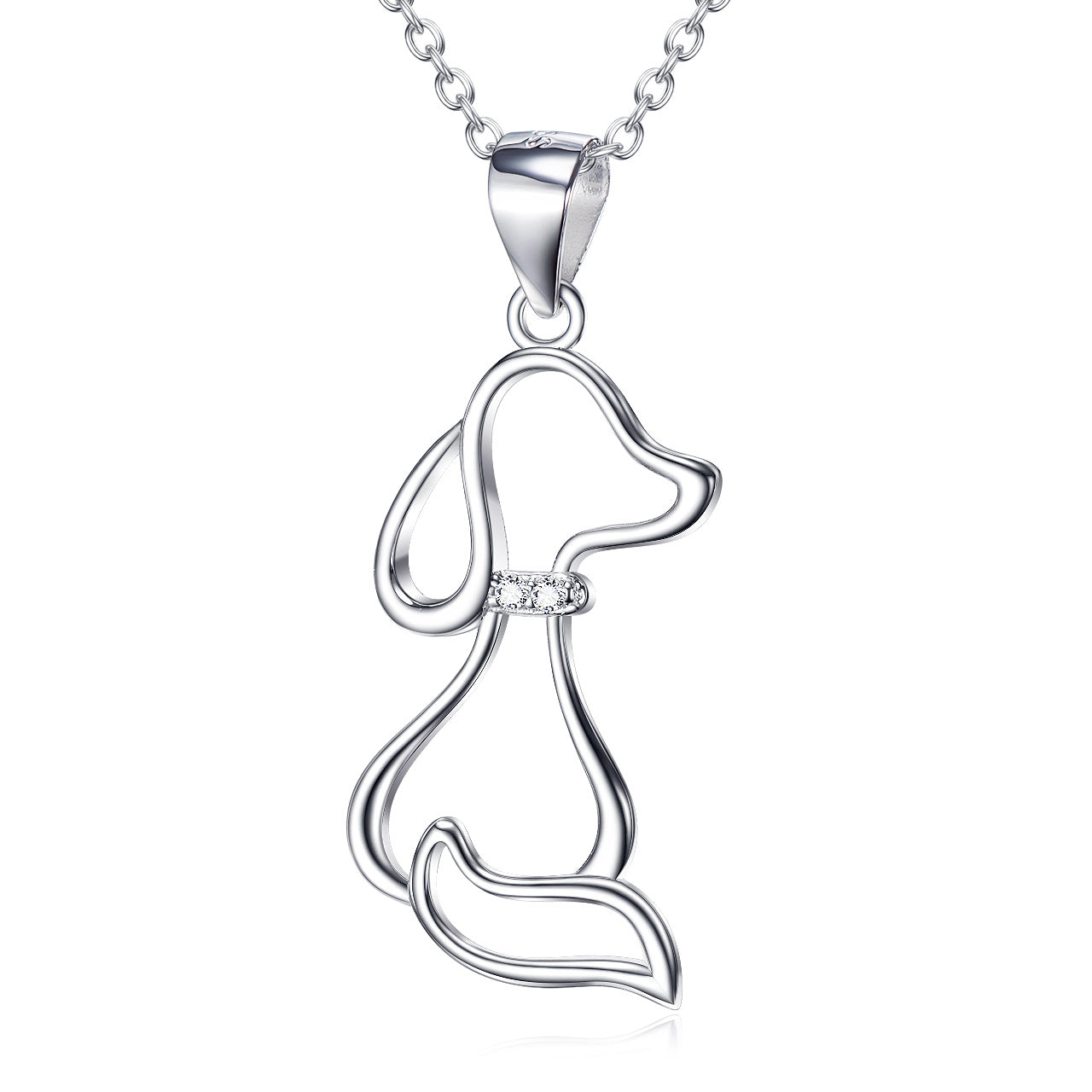 The Dainty Dog Lover Necklace Feminé Luxé