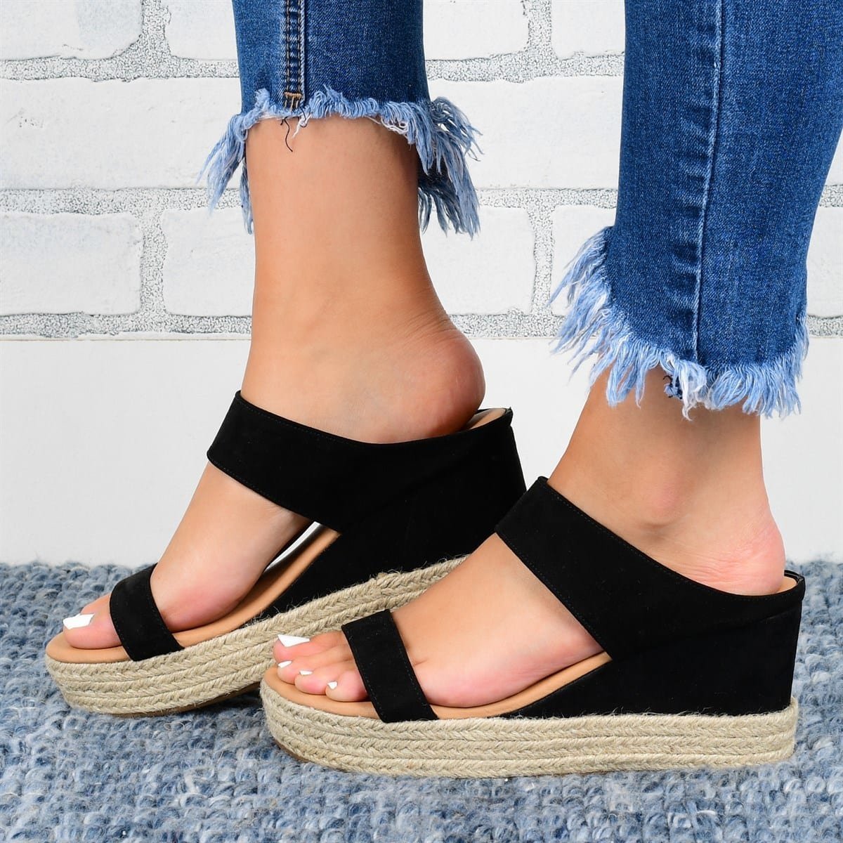 Opulence Espadrille Wedge: Luxé Vegan Leather Statement Sandal Feminé Luxé
