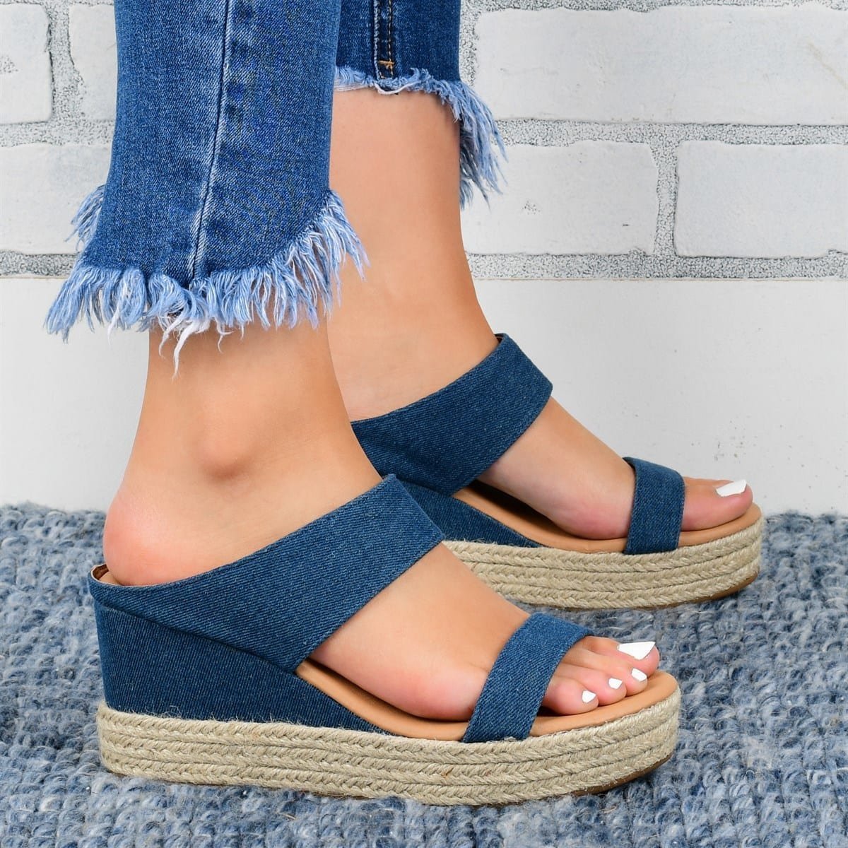 Opulence Espadrille Wedge: Luxé Vegan Leather Statement Sandal Feminé Luxé