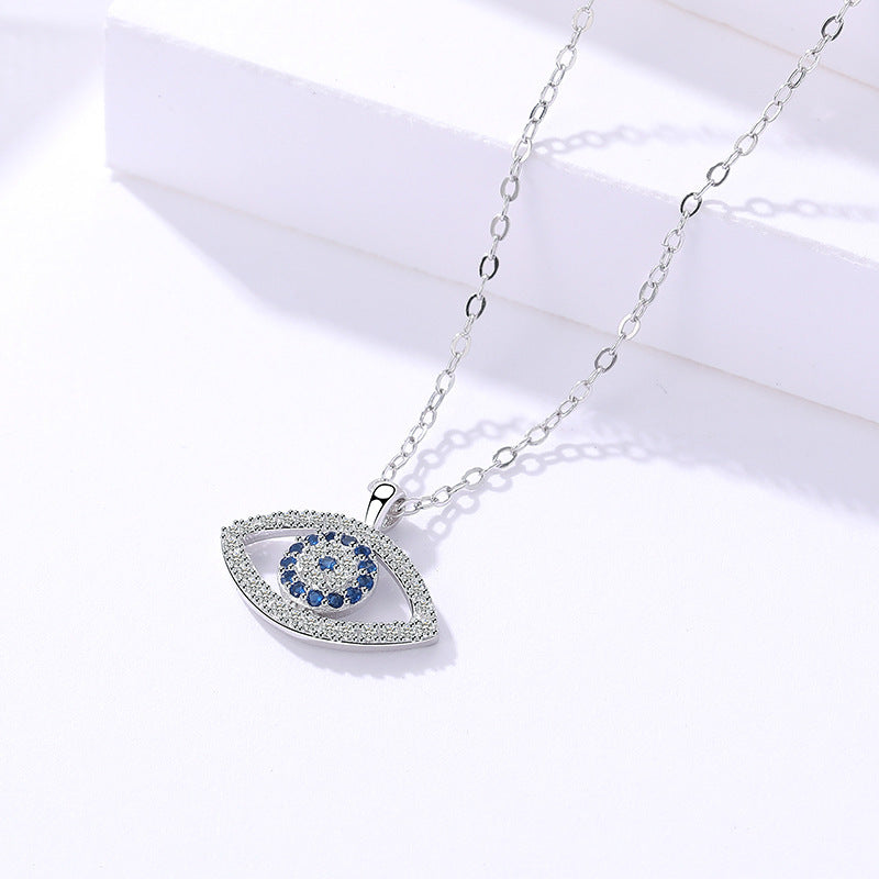 The Azure Eye Talisman Necklace Feminé Luxé