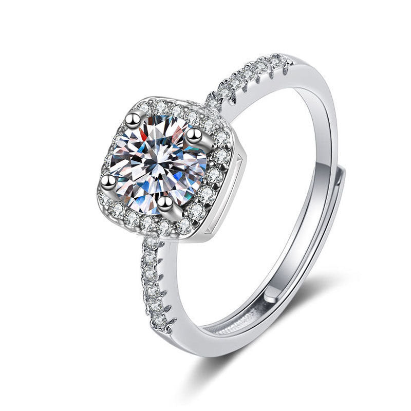 The Royal Promise | Elegant Imitation Diamond Engagement Style Ring - Copper Base Feminé Luxé