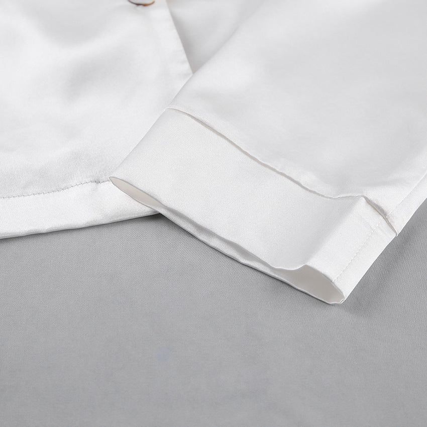 Silky Wide-Leg Palazzo Lounge Set Feminé Luxé