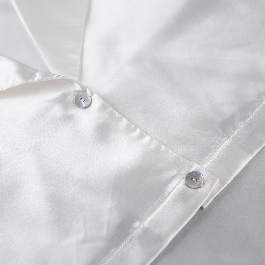 Silky Wide-Leg Palazzo Lounge Set Feminé Luxé