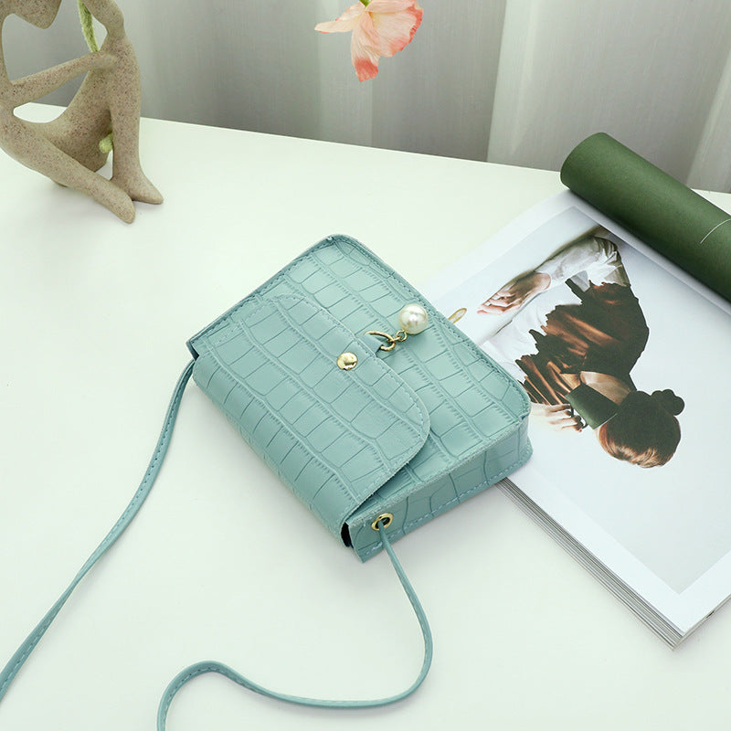 The 'Petite Croc' Pearl Detail Mini Crossbody Bag – Sweet & Chic Edition Feminé Luxé