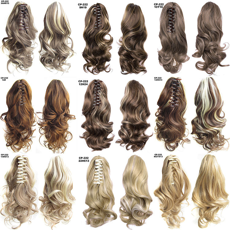 16" Luxe Wave Claw Clip Ponytail – Instant Volume & Natural Bounce Hairpiece Feminé Luxé