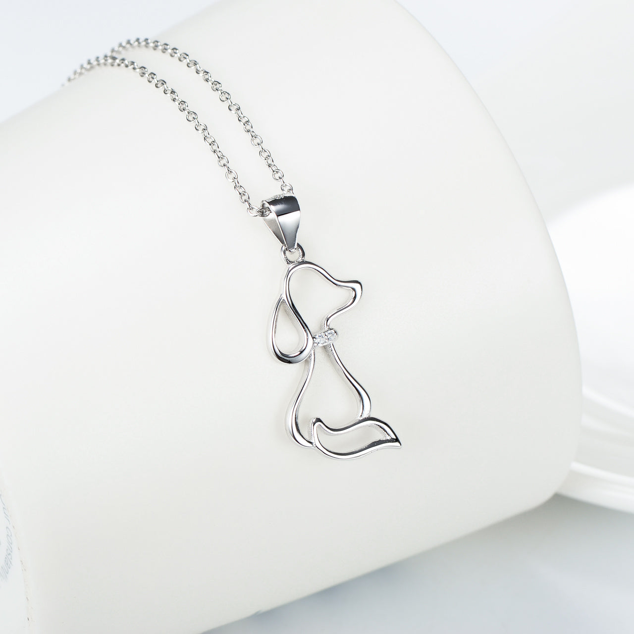 The Dainty Dog Lover Necklace Feminé Luxé