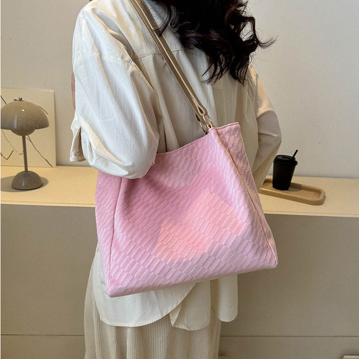 Feminé Luxé Exclusive The 'Cloud' Oversized Quilted Shoulder Bag - Soft-Touch Daily Luxe Tote Feminé Luxé