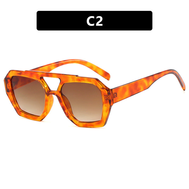 The "Executive" Collection: Oversized Retro Square Sunglasses - Bold Unisex Frame Feminé Luxé