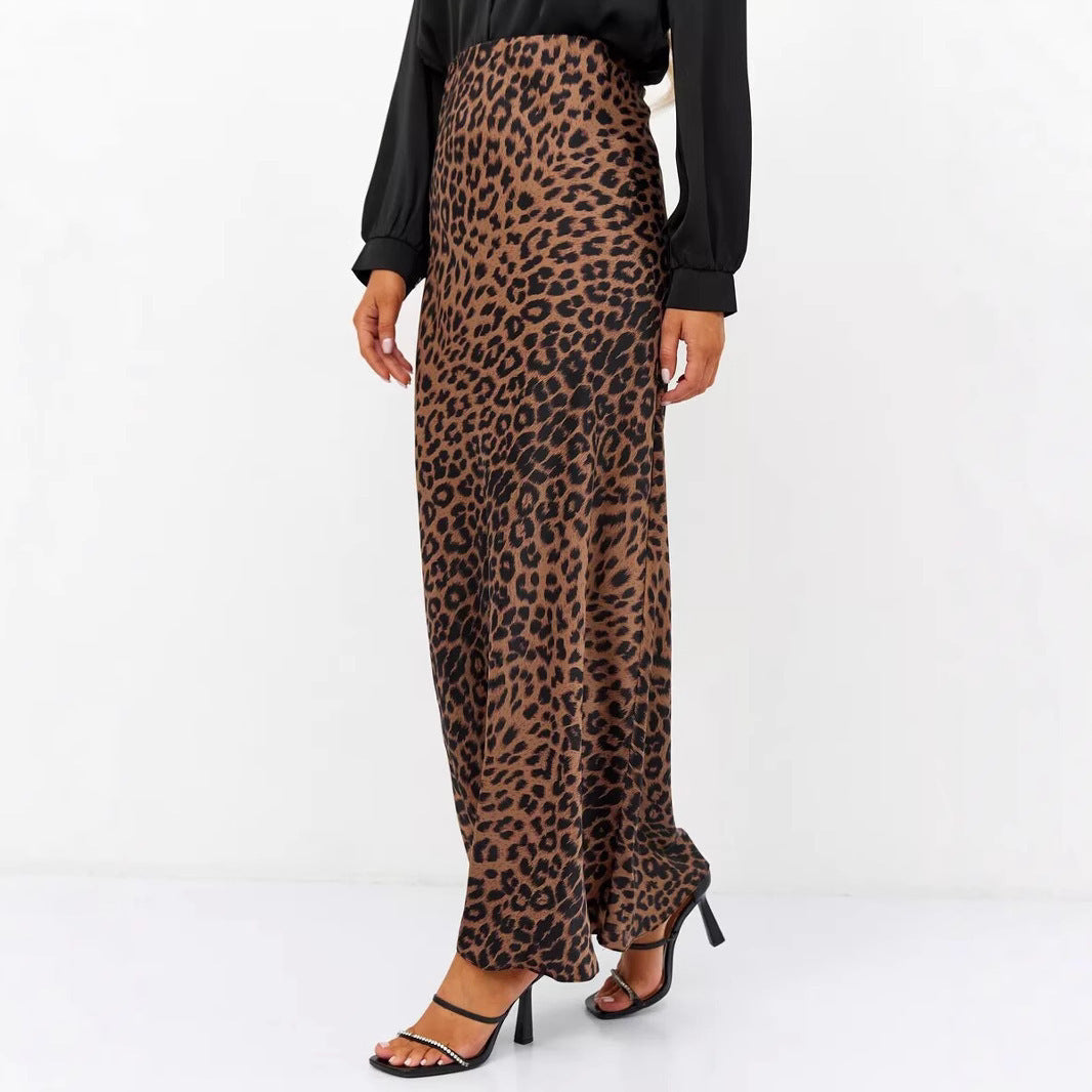 The Luxe Leopard Print Fishtail Skirt | High-Waist Midaxi & Sculpted Fit Feminé Luxé