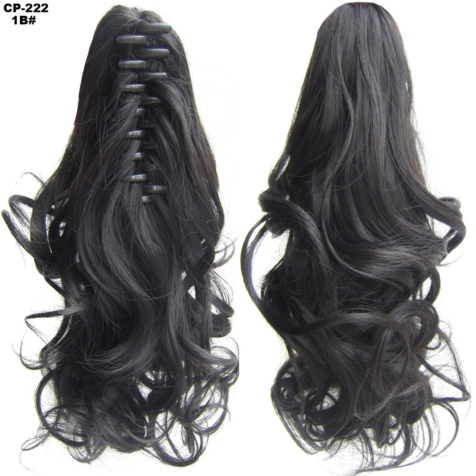 16" Luxe Wave Claw Clip Ponytail – Instant Volume & Natural Bounce Hairpiece Feminé Luxé