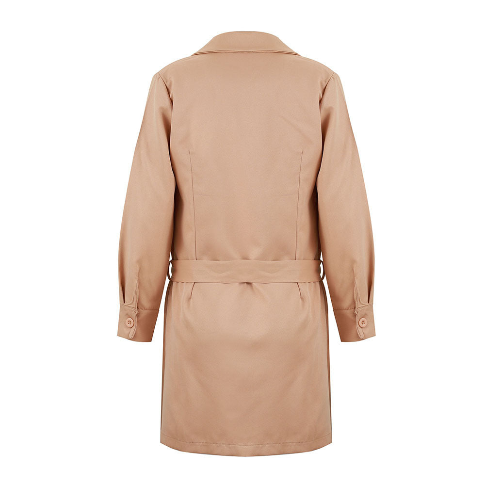 The Sculpted Wrap Blazer Dress – Signature Waist Tie Feminé Luxé