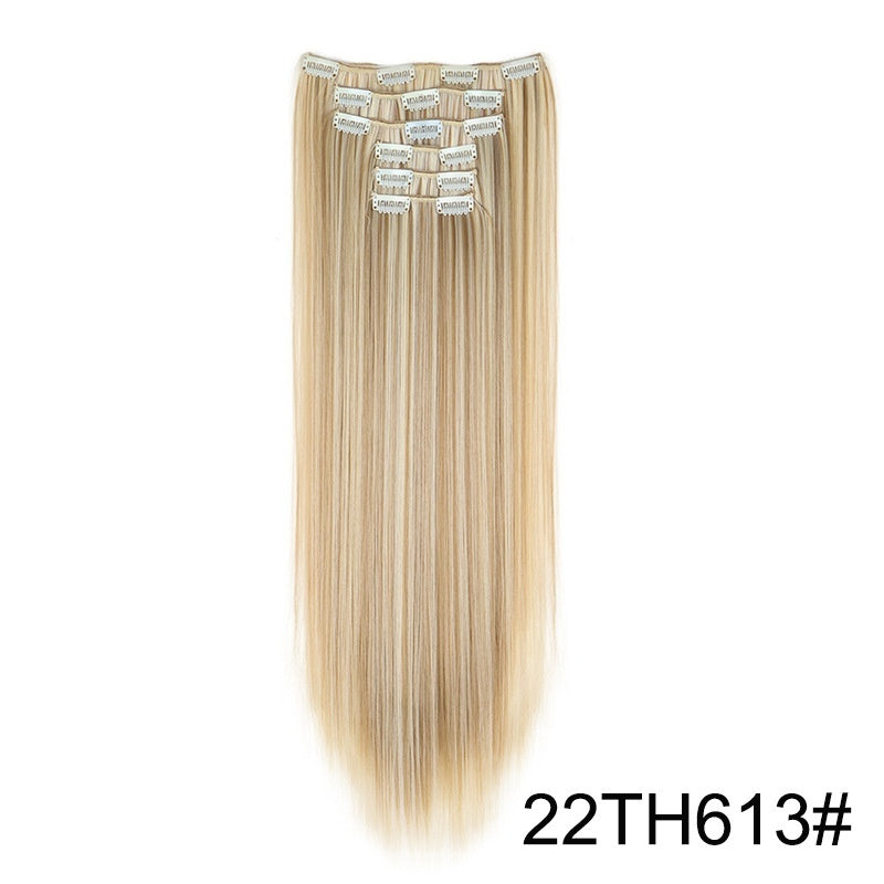24" Signature 6-Piece Clip-In Hair Extensions Set – Maximum Volume & Silk Finish Feminé Luxé