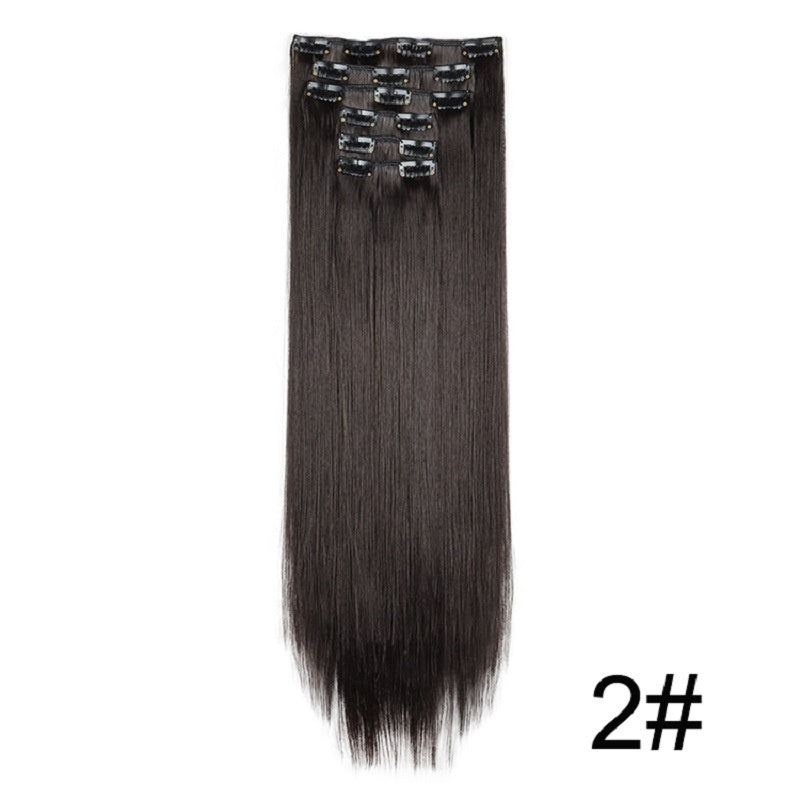24" Signature 6-Piece Clip-In Hair Extensions Set – Maximum Volume & Silk Finish Feminé Luxé