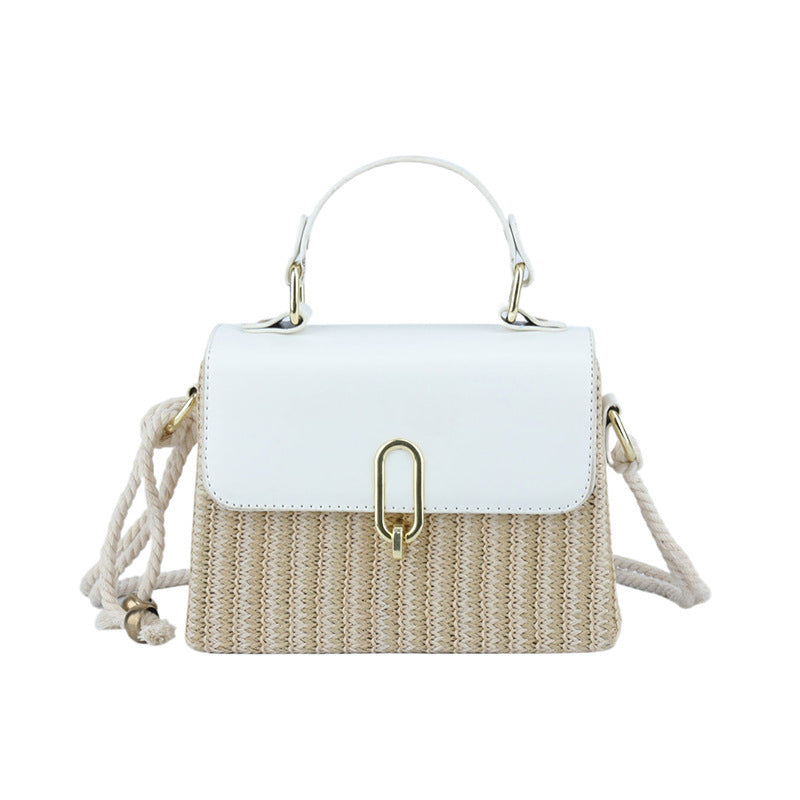 The "Riviera Woven" Mini Crossbody Bag Feminé Luxé