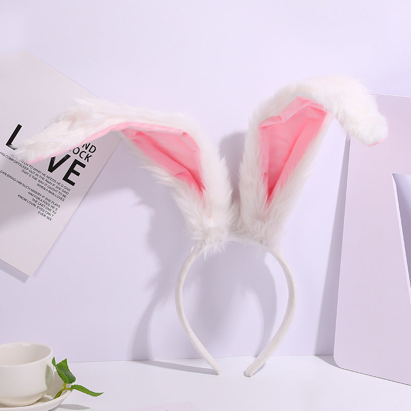 The Couture Bunny Ears: Luxe Plush & Detailed Rabbit Headband - Premium Accessory for Festival & Themed Events Feminé Luxé