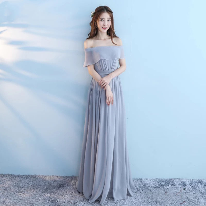 Feminé Luxé Exclusive Ethereal One-Shoulder Chiffon Maxi Dress - Elegant Bridesmaid & Formal Event Gown Feminé Luxé