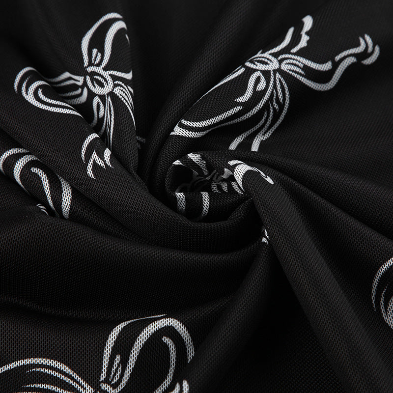 The Luxe Bow Motif Sheer Mesh Maxi Skirt | High-Rise & Sculpted Hips Feminé Luxé