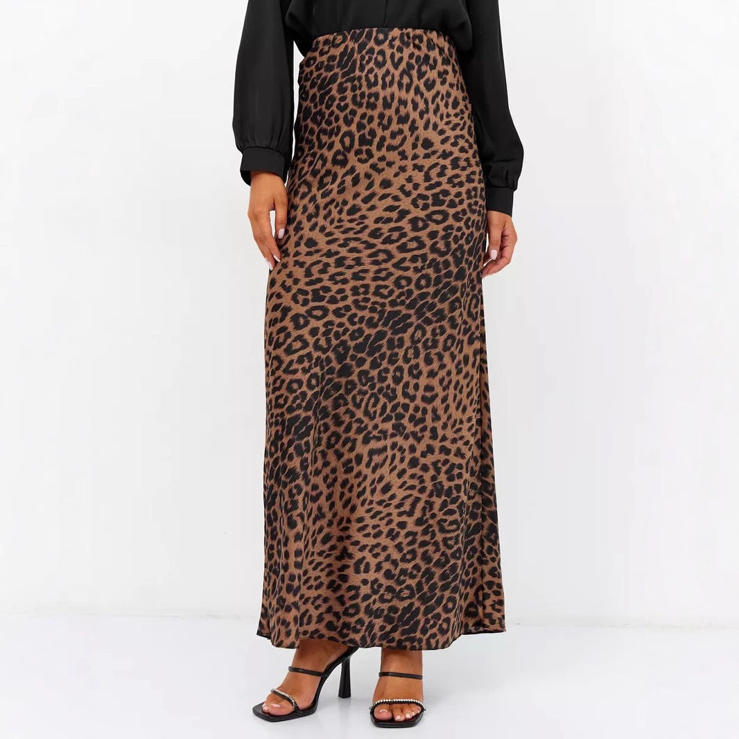 The Luxe Leopard Print Fishtail Skirt | High-Waist Midaxi & Sculpted Fit Feminé Luxé