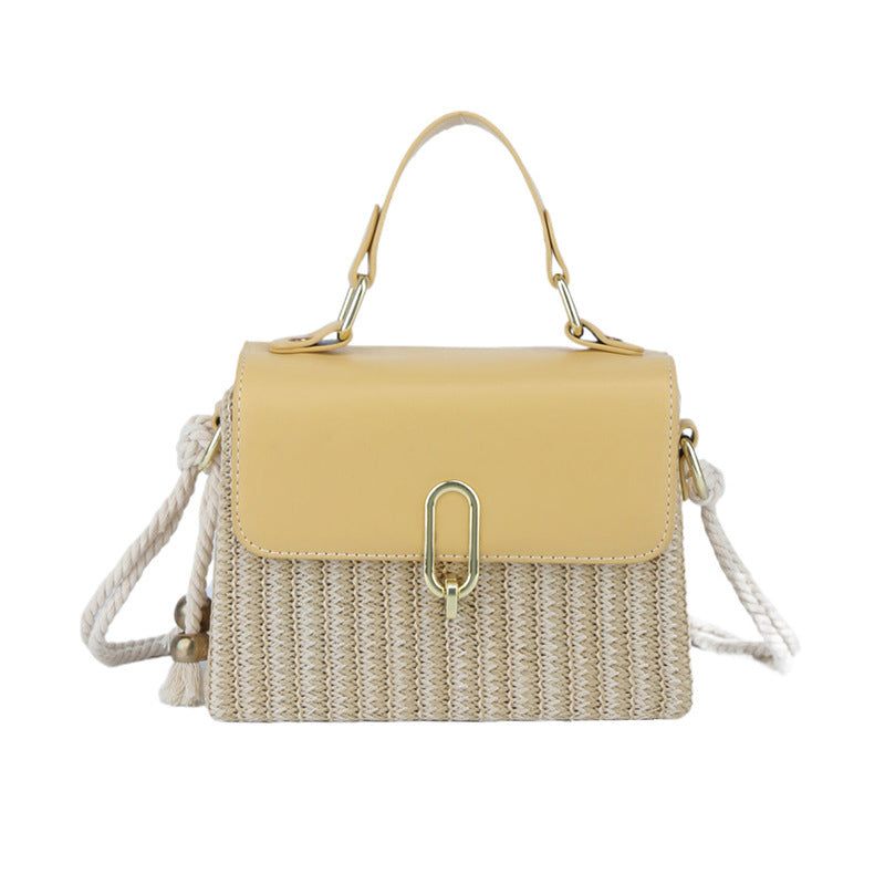 The "Riviera Woven" Mini Crossbody Bag Feminé Luxé