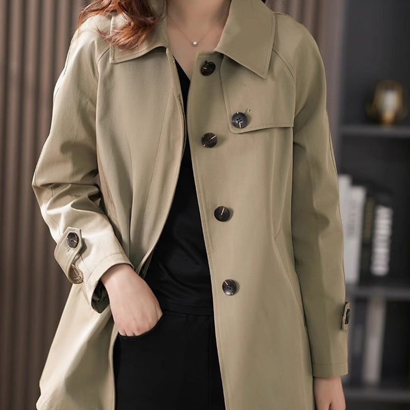 The Mayfair Short Trench: Iconic British Style Jacket Feminé Luxé
