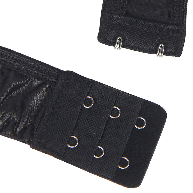 Large Size Black Zipper Bodysuit with Garter Straps Feminé Luxé