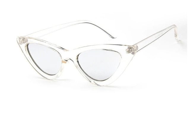 Feminé Luxé Exclusive Vixen '90s Edge: High-Definition Retro Triangle Cat-Eye Sunglasses (UV400 & Anti-Reflective) Feminé Luxé