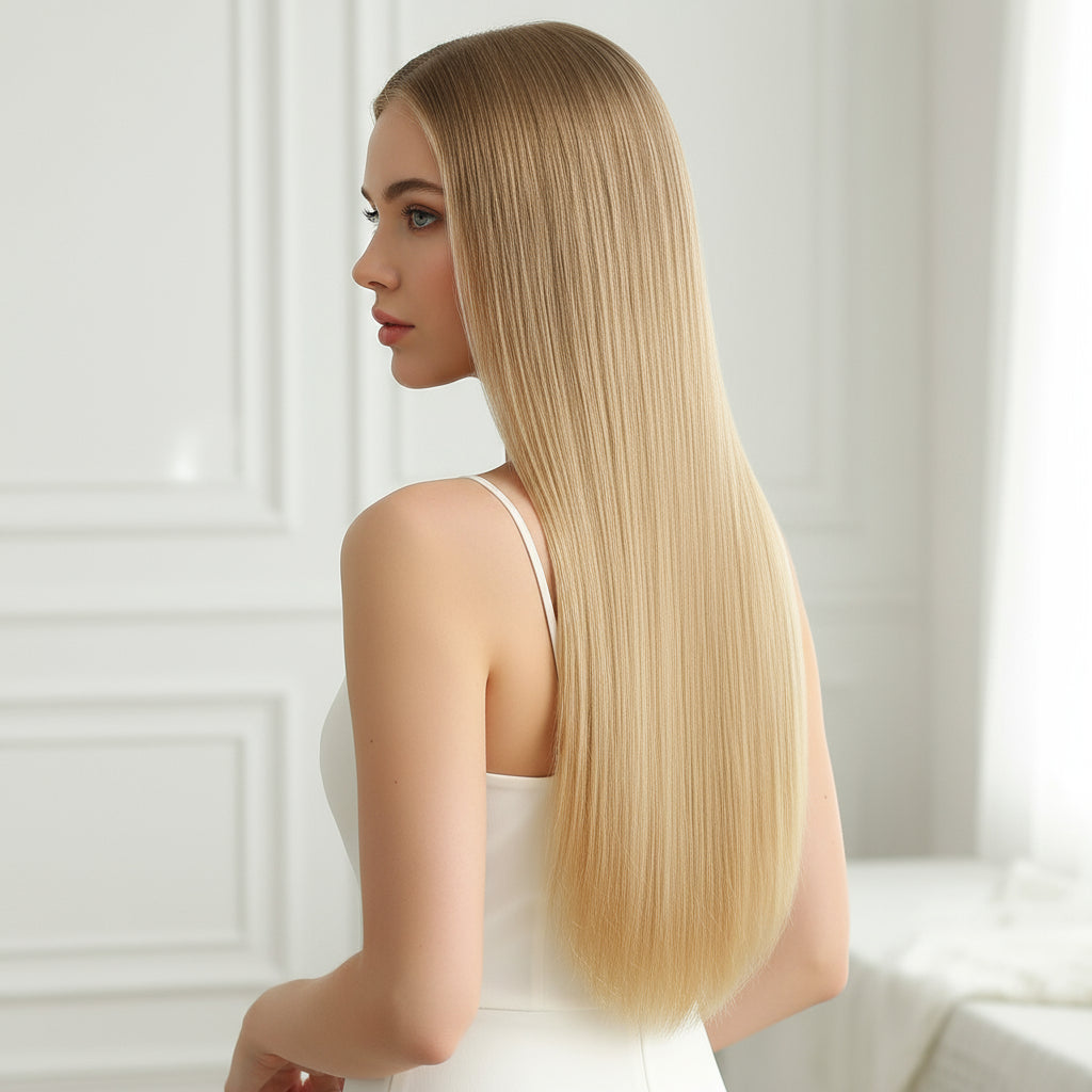 22" Invisible Wire Silky Smooth Secret Extension – Effortless Volume & Luxurious Length Feminé Luxé