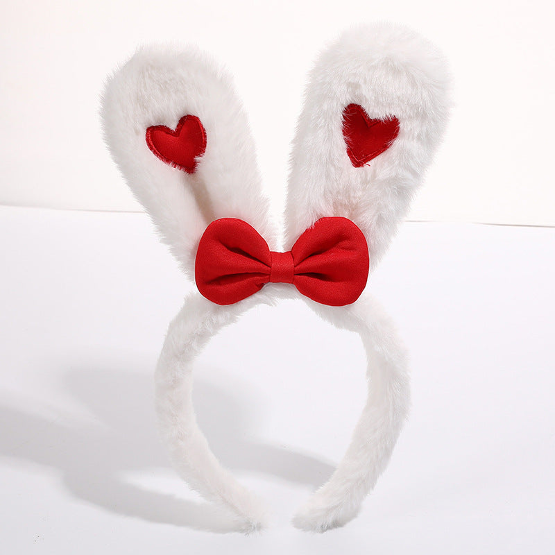 The Couture Bunny Ears: Luxe Plush & Detailed Rabbit Headband - Premium Accessory for Festival & Themed Events Feminé Luxé