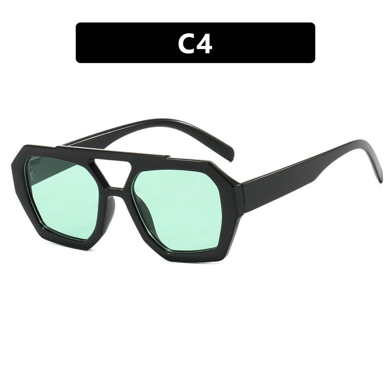 The "Executive" Collection: Oversized Retro Square Sunglasses - Bold Unisex Frame Feminé Luxé