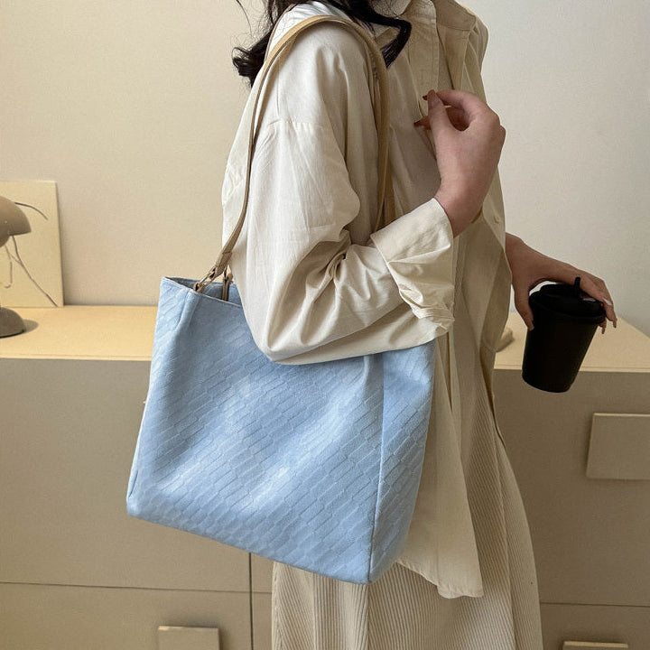 Feminé Luxé Exclusive The 'Cloud' Oversized Quilted Shoulder Bag - Soft-Touch Daily Luxe Tote Feminé Luxé