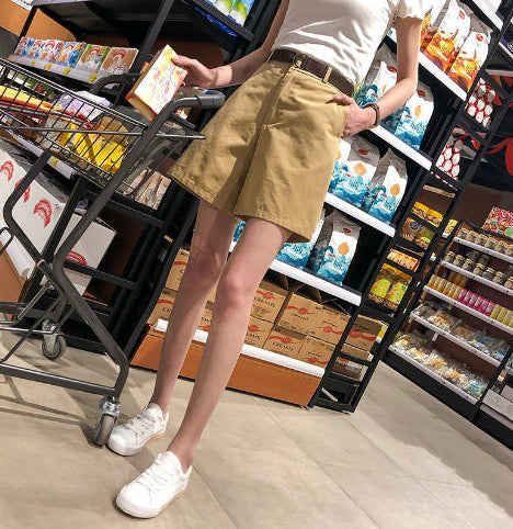 High-Waist Straight Leg Tailored Bermuda Shorts Feminé Luxé