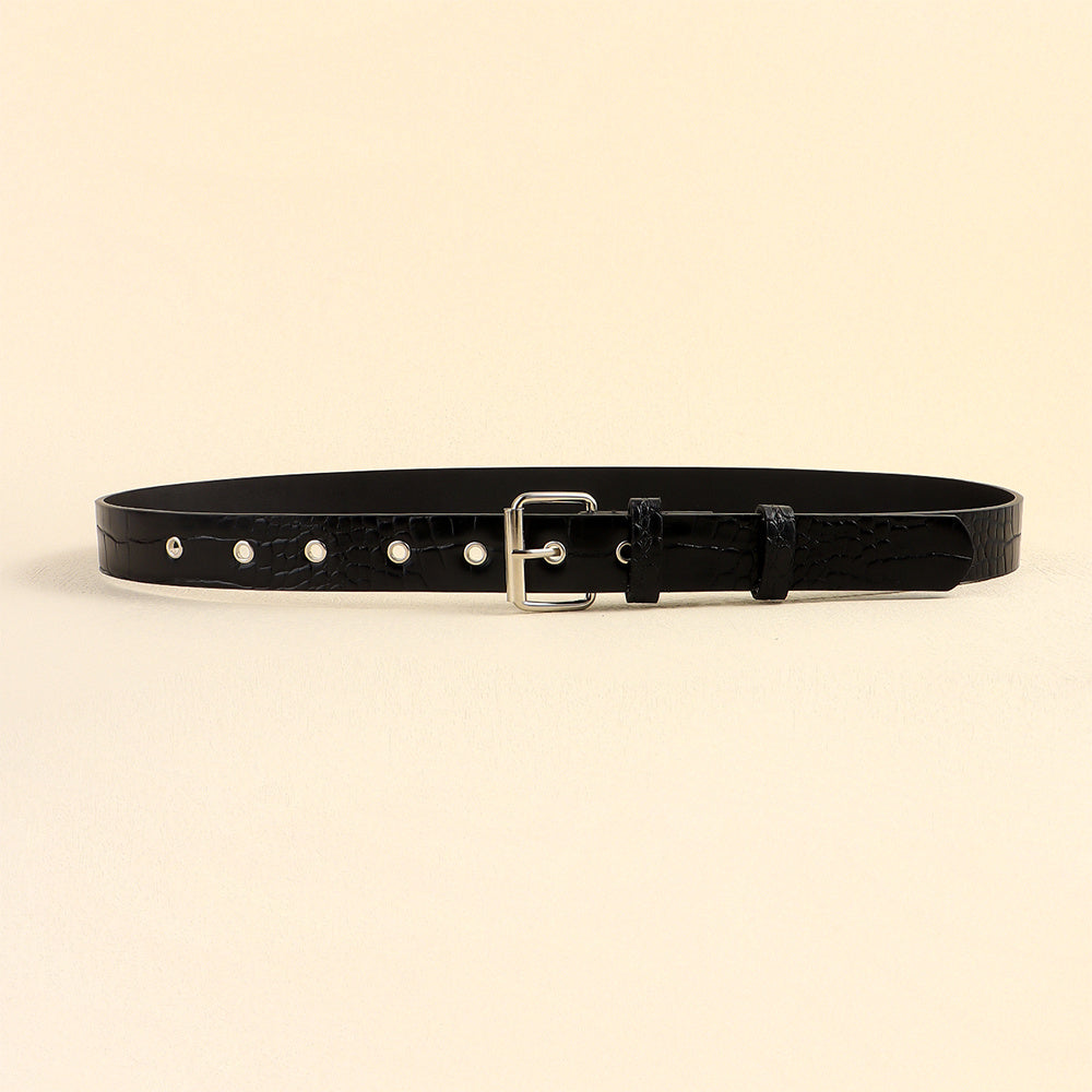 The 'Aura' Classic Round Buckle Belt | Korean-Inspired Minimalist Luxe | All-Season Essential Feminé Luxé