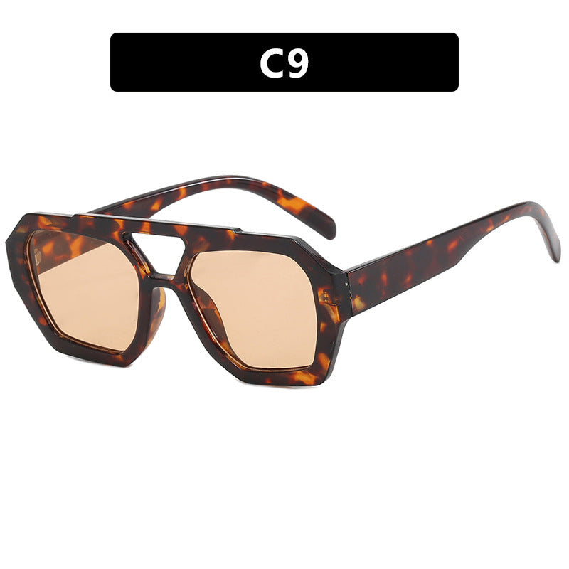 The "Executive" Collection: Oversized Retro Square Sunglasses - Bold Unisex Frame Feminé Luxé