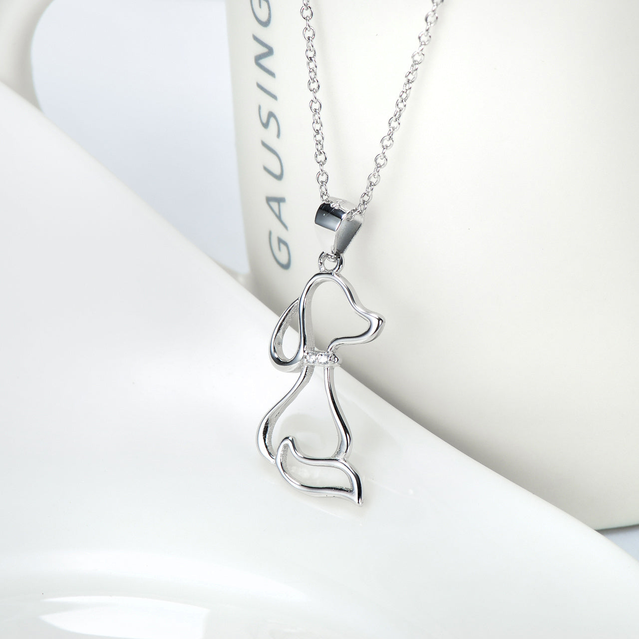 The Dainty Dog Lover Necklace Feminé Luxé