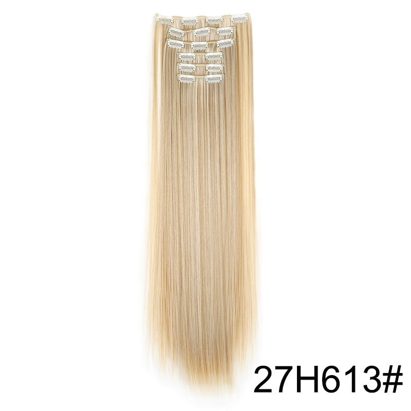 24" Signature 6-Piece Clip-In Hair Extensions Set – Maximum Volume & Silk Finish Feminé Luxé