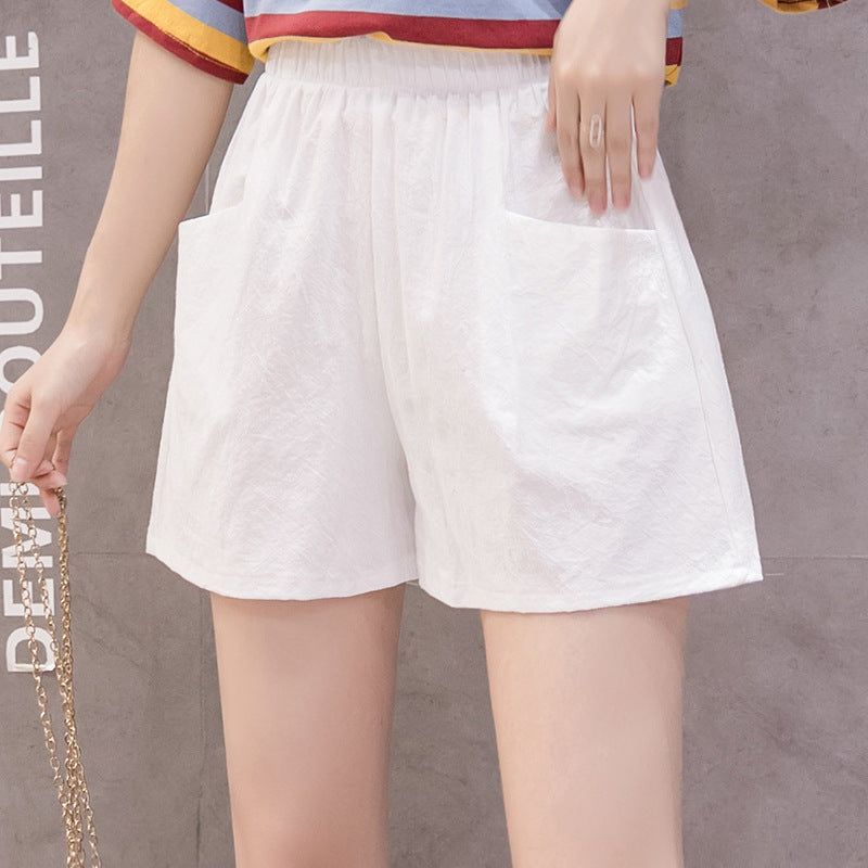 Korean Style High-Waist Loose Fit Casual Shorts Feminé Luxé