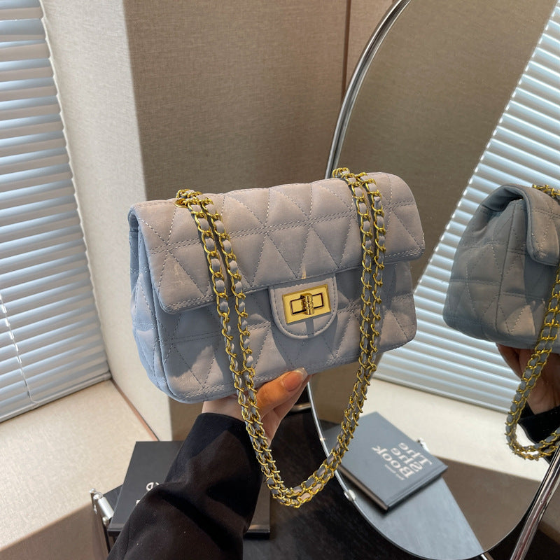 The Versailles Rhombus Chain Bag – Luxury Quilted Flap Shoulder & Crossbody Feminé Luxé