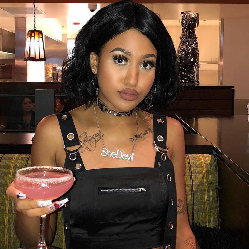 Rebel Studded Crop Bustier Top Feminé Luxé