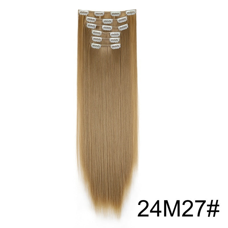 24" Signature 6-Piece Clip-In Hair Extensions Set – Maximum Volume & Silk Finish Feminé Luxé