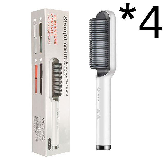 The Serene Contour: Intelligent 2-in-1 Tourmaline Ceramic Styling Brush & Curler Feminé Luxé