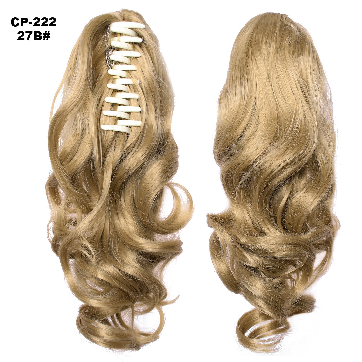16" Luxe Wave Claw Clip Ponytail – Instant Volume & Natural Bounce Hairpiece Feminé Luxé
